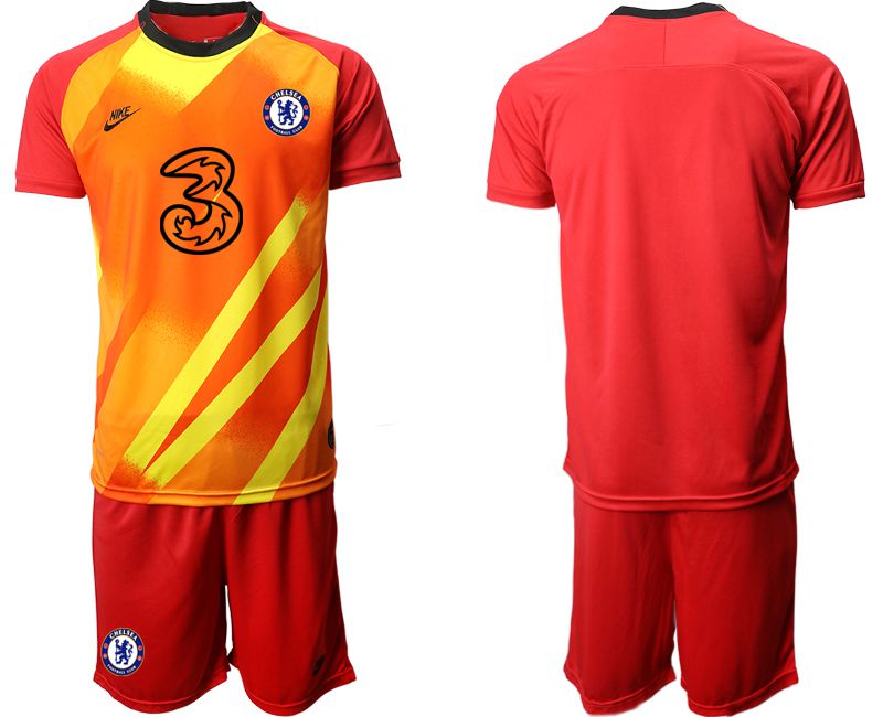 Men 2020-2021 club Chelsea red goalkeeper Soccer Jerseys